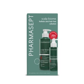 Pharmasept Scalp Biome Promo Hair Loss Shampoo 400ml & Serum 100ml Σαμπουάν & Ορός κατά της Τριχόπτωσης