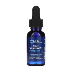 Life Extension Liquid Vitamin D3 50 Mcg 2000iu για την Υγεία των Οστών 29.57ml