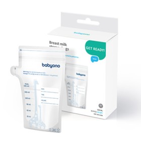 Babyono Breast Milk Storage Bags Σακουλάκια Αποθήκευσης Μητρικού Γάλακτος με Χωνί 180ml 30 Τεμάχια Babyono Breast Milk Storage Bags Σακουλάκια Αποθήκευσης Μητρικού Γάλακτος με Χωνί 180ml 30 Τεμάχια