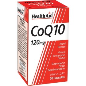 Health Aid Coq10 120mg με Συνένζυμο Q10 για Καρδιαγγειακό & Ανοσοποιητικό Σύστημα 30 Κάψουλες Health Aid Coq10 120mg με Συνένζυμο Q10 για Καρδιαγγειακό & Ανοσοποιητικό Σύστημα 30 Κάψουλες