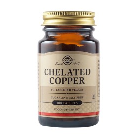 Solgar Chelated Copper για Καλύτερη Απορρόφηση του Σιδήρου 100 Ταμπλέτες Solgar Chelated Copper για Καλύτερη Απορρόφηση του Σιδήρου 100 Ταμπλέτες