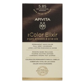 APIVITA My Color Elixir Βαφή Μαλλιών 5.85 Καστανό Ανοιχτό Περλέ Μαονί 50ml & 75ml