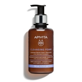 Apivita Cleansing Foam Αφρός Καθαρισμού για Πρόσωπο & Μάτια με Ελιά & Λεβάντα & Πρόπολη 200ml