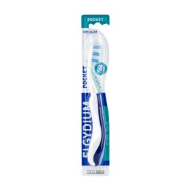 Elgydium Pocket Medium Οδοντόβουρτσα Ταξιδιού Μέτρια Διάφορα Χρώματα 1 Τεμάχιο