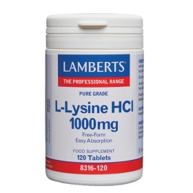 Lamberts L-Lysine Hci 1000mg Συμπλήρωμα με Λυσίνη για Καλύτερη Απορρόφηση Ασβεστίου 120 Ταμπλέτες Lamberts L-Lysine Hci 1000mg Συμπλήρωμα με Λυσίνη για Καλύτερη Απορρόφηση Ασβεστίου 120 Ταμπλέτες