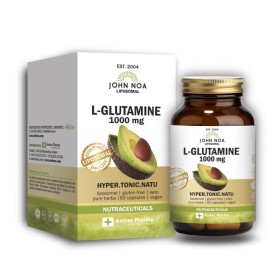 John Noa L-Glutamine 1000mg Λιποσωμιακό 60 Φυτικές Κάψουλες