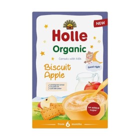 Holle Organic Cereal With Milk Βρεφική Κρέμα Μπισκότο Μήλο & Γάλα 6+m 250g Holle Organic Cereal With Milk Βρεφική Κρέμα Μπισκότο Μήλο & Γάλα 6+m 250g