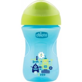 Chicco Easy Cup 12m+ Λαχανί -μπλε 200ml