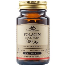 SOLGAR Folic Acid 400μg 100 Ταμπλέτες
