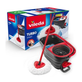 Vileda Turbo Smart Σετ Σφουγγαρίσματος με Αυτοστιβώμενη Σφουγγαρίστρα 3 Τεμάχια