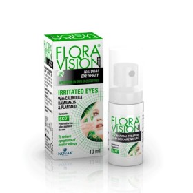 NOVAX Flora Vision Irritated Eyes Natural Spray Φυσικό Σπρέι για Ερεθισμένα Μάτια 10ml
