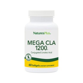 NATURES PLUS Mega CLA 1200mg  Φόρμουλα Αδυνατίσματος κατά της Χοληστερίνης & των Τριγλυκεριδίων 60 Μαλακές Κάψουλες
