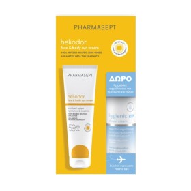 Pharmasept Promo Heliodor Face Sun Cream SPF 50 Αντηλιακή Κρέμα Προσώπου 150ml & Hygienic Shower Cream Κρεμώδες Αφρόλουτρο 100ml