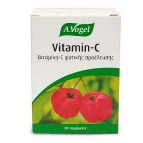 A.Vogel Vitamin C με Φρέσκια Ασερόλα για Ενίσχυση του Ανοσοποιητικού & Τόνωση Οργανισμού 40 Ταμπλέτες A.Vogel Vitamin C με Φρέσκια Ασερόλα για Ενίσχυση του Ανοσοποιητικού & Τόνωση Οργανισμού 40 Ταμπλέτες