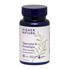 Higher Nature Quercetin & Promelain για Δυνατό Ανοσοποιητικό Σύστημα 60 Ταμπλέτες Higher Nature Quercetin & Promelain για Δυνατό Ανοσοποιητικό Σύστημα 60 Ταμπλέτες