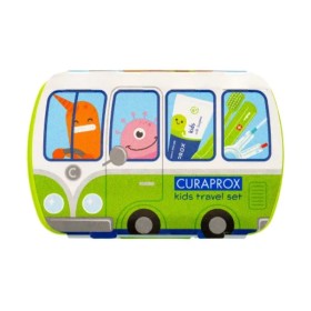 Curaprox Kids Travel Set Πράσινο για 6-12 Ετών Οδοντόβουρτσα Ταξιδίου 1 Τεμάχιο & Οδοντόκρεμα Μέντα 10ml & Μεσοδόντια Βουρτσάκια 2 Τεμάχια Curaprox Kids Travel Set Πράσινο για 6-12 Ετών Οδοντόβουρτσα Ταξιδίου 1 Τεμάχιο & Οδοντόκρεμα Μέντα 10ml & Μεσοδόντια Βουρτσάκια 2 Τεμάχια