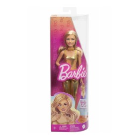 Mattel Barbie Κούκλα Fashionistas με Χρυσή Ολόσωμη Φόρμα & Ξανθά Μαλλιά από 3+ Ετών