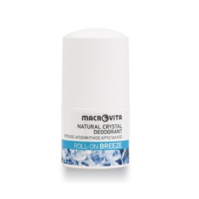 Macrovita Natural Crystal Deodorant Roll-On Breeze -φυσικός Αποσμητικός Κρύσταλλος 50ml