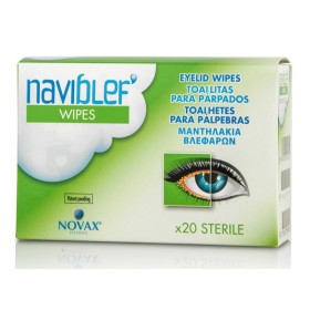 NOVAX Naviblef Wipes Μαντηλάκια Καθαρισμού Βλεφάρων 20 Τεμάχια