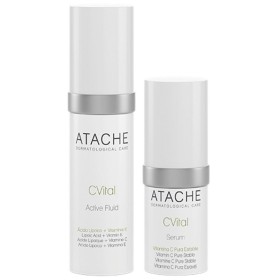 ATACHE Promo C-Vital Active Serum Anti-Wrinkle Serum 15ml & Active Fluid Anti-Aging Face Cream 30ml