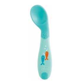 Chicco Κουτάλι Σιλικόνης Αρχής 8m+ για Αγόρι 1 Τεμάχιο