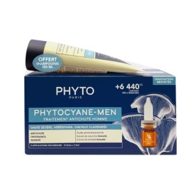 PHYTO Promo Phytocyane Anti-Hair Loss Treatment for Men Treatment 12x3,5ml & Gift Phytocyane Men Invigorating Shampoo Anti-Hair Loss 100ml