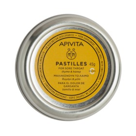 APIVITA Lozenges With Thyme & Honey Soothing Throat 45gr