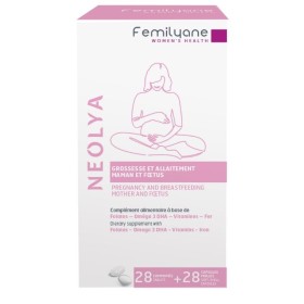 Bailleul Neolya Pregnancy & Breastfeeding Συμπλήρωμα Διατροφής για την Εγκυμοσύνη & το Θηλασμό 28 Ταμπλέτες & 28 Κάψουλες