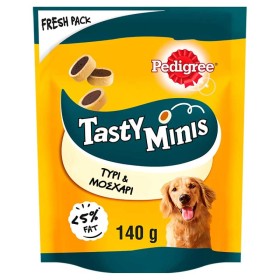 PEDIGREE Tasty Minis Λιχουδιές με Μοσχάρι & Τυρί για Ενήλικους Σκύλους 140g