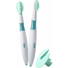 NUK Educational Toothbrush Set 6m+ White-Green [10.256.205] 2 Pieces
