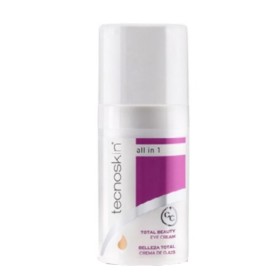 Tecnoskin Total Beauty Eye Cream Αντιρυτιδική Kρέμα Ματιών με Χρώμα All In One για την Κάλυψη των Μαύρων Κύκλων 15ml