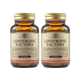 Solgar Promo Lipotropic Factors για τον Μεταβολισμό του Λίπους & τον Έλεγχο του Βάρους 2x50 Ταμπλέτες