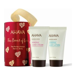 AHAVA Set The Perfect Match Hand & Body Mineral Moisturizing Body Lotion 40ml & Mineral Moisturizing Hand Cream 40ml