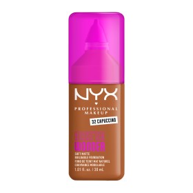 Nyx Professional Makeup Makeem Wonder Soft Matte Buildable Foundation Ενυδατικό & Απαλό Μάτ Μέικ-απ 32 Cappuccino 30ml