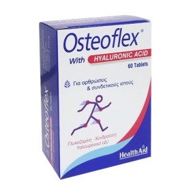 HEALTH AID Osteoflex Hyaluronic για τις Αρθρώσεις με Υαλουρονικό Οξύ 60 Ταμπλέτες