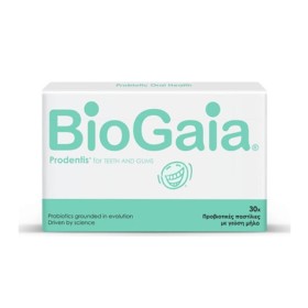 BIOGAIA Prodentis Probiotic Lozenges for Healthy Teeth & Gums with Apple Flavor 30 Pieces