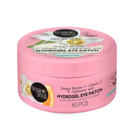 Organic Shop Hydrogel Eye Patch Glow Reveal & Anti-Puffiness για Λάμψη 60 Τεμάχια