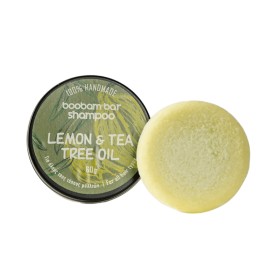 Boobam Bar Shampoo Lemon & Tree Oil Σαμπουάν σε Μπάρα Λεμόνι & Έλαιο Τσαγιού για Όλους τους Τύπους Μαλλιών 60g