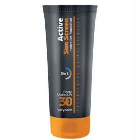 FREZYDERM Active Sun Screen 3in1 Innovative Foundation Cream Body Make-Up SPF30 Sunscreen Body Make-Up 75ml