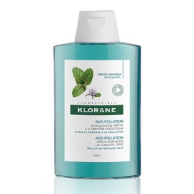Klorane Aquatic Mint Σαμπουάν Αποτοξίνωσης Από την Ρύπανση με Υδάτινη Μέντα 200ml