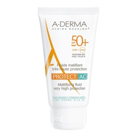 A-DERMA Protect AC Fluide Matifiant Visage Spf50+ Αντηλιακή Κρέμα Προσώπου 40ml