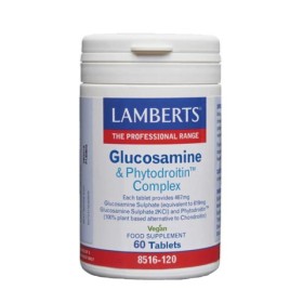 Lamberts Glucosamine & Phytodroitin Complex για την Υγεία των Αρθρώσεων 60 Ταμπλέτες Lamberts Glucosamine & Phytodroitin Complex για την Υγεία των Αρθρώσεων 60 Ταμπλέτες