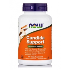 NOW Candida Support Antifungal Candidiasis Supplement 90 Herbal Capsules