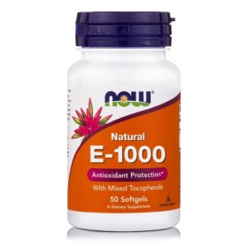 Now E-1000 Iu,mixed Tocopherols συμπλήρωμα με Βιταμίνη Ε για το Ανοσοποιητικό 50 Μαλακές Κάψουλες