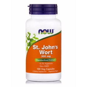 Now St.johns Wort Extract 300 Mg / 0,3% Συμπλήρωμα με Καταπραϋντικές & Ηρεμιστικές Ιδιότητες 100 Μαλακές Κάψουλες Now St.johns Wort Extract 300 Mg / 0,3% Συμπλήρωμα με Καταπραϋντικές & Ηρεμιστικές Ιδιότητες 100 Μαλακές Κάψουλες