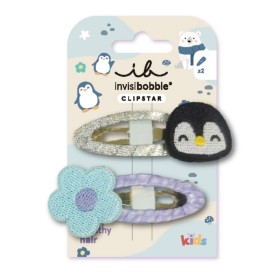 Invisibobble Snap Clip Polar Penguin Παιδικά Τσιμπιδάκια 2 Τεμάχια