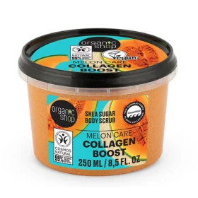 Organic Shop Melon Care Collagen Boost Scrub Απολεπιστικό Σώματος 250ml