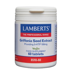 Lamberts Griffonia Seed Extract Providing 5-Htp 100mg κατά του Άγχους για Ενίσχυση του Ύπνου 60 Ταμπλέτες Lamberts Griffonia Seed Extract Providing 5-Htp 100mg κατά του Άγχους για Ενίσχυση του Ύπνου 60 Ταμπλέτες