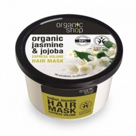 ORGANIC SHOP Indian Jasmine Express Volume Hair Mask Μάσκα Μαλλιών για Γρήγορο Όγκο 250ml