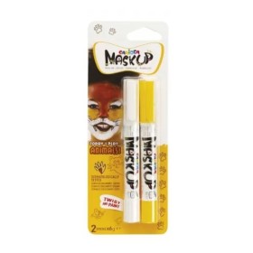 Τσαγκο Carioca Βαφές Προσώπου Mask Up Λευκό-Κίτρινο 2 Τεμάχια Τσαγκο Carioca Βαφές Προσώπου Mask Up Λευκό-Κίτρινο 2 Τεμάχια